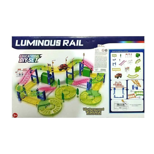 Corrida de Cores no Escuro: Carro LED + Pista Fluorescente para Pequenos Pilotos