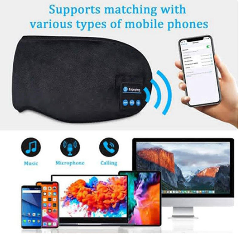 O Segredo do Sono Perfeito: Máscara com Alto-Falantes Invisíveis + Bluetooth 5.0