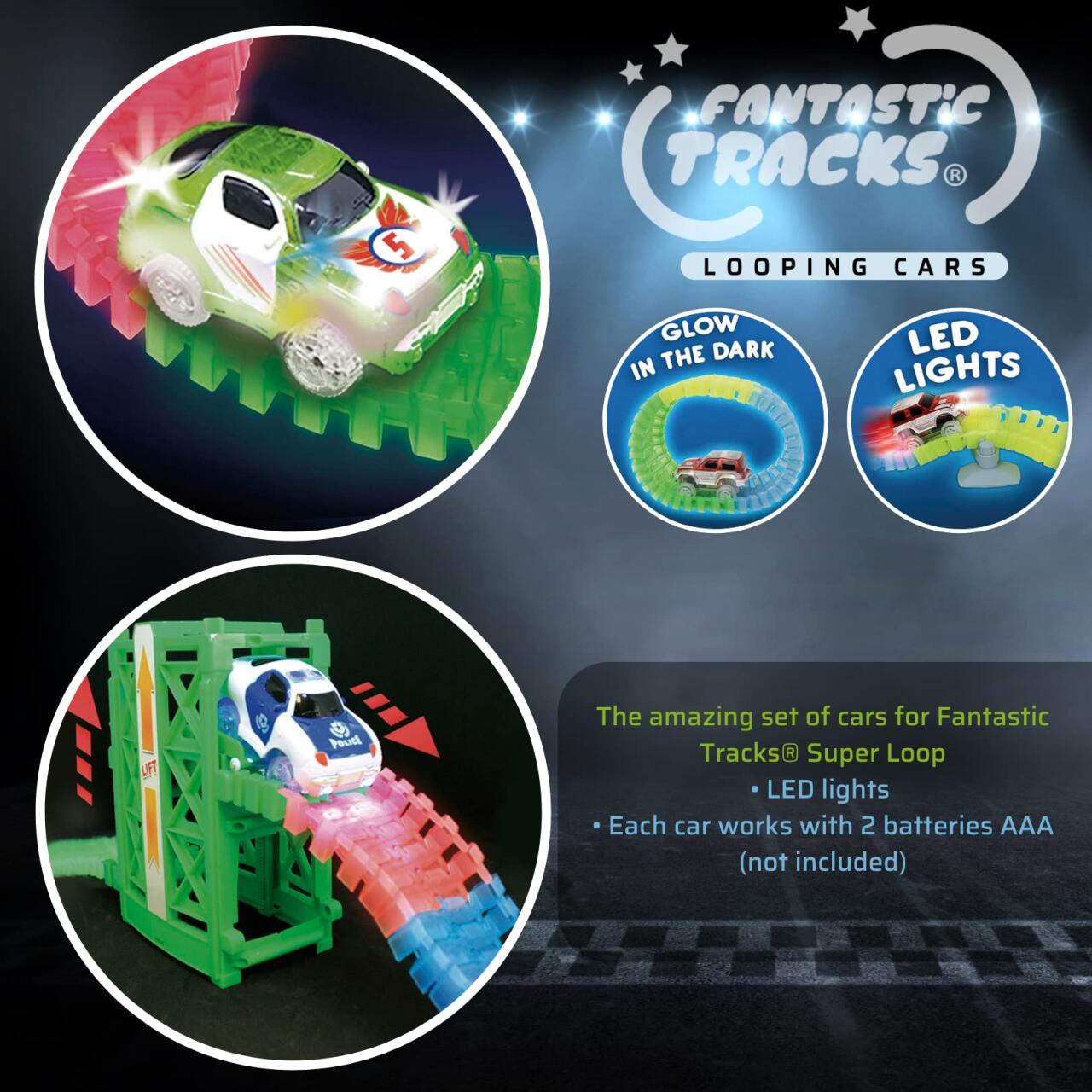 Diversão Galáctica: Constrói a Tua Própria Pista de Corridas com Efeitos Luminosos