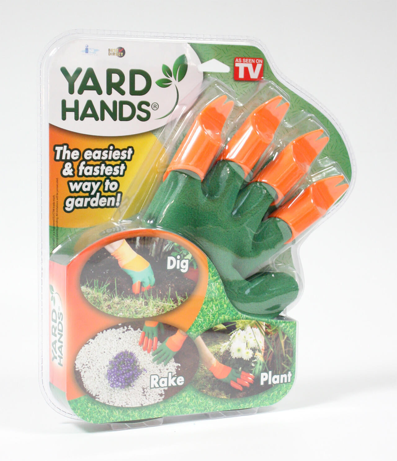 Yard Hands Pro – Luvas de Jardinagem com Garras Integradas | Cave, Plante e Semeie Sem Sujar as Mãos
