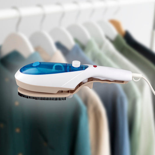 Desenruga em 30 Segundos: Ferro Portátil 800W para Roupas e Cortinas