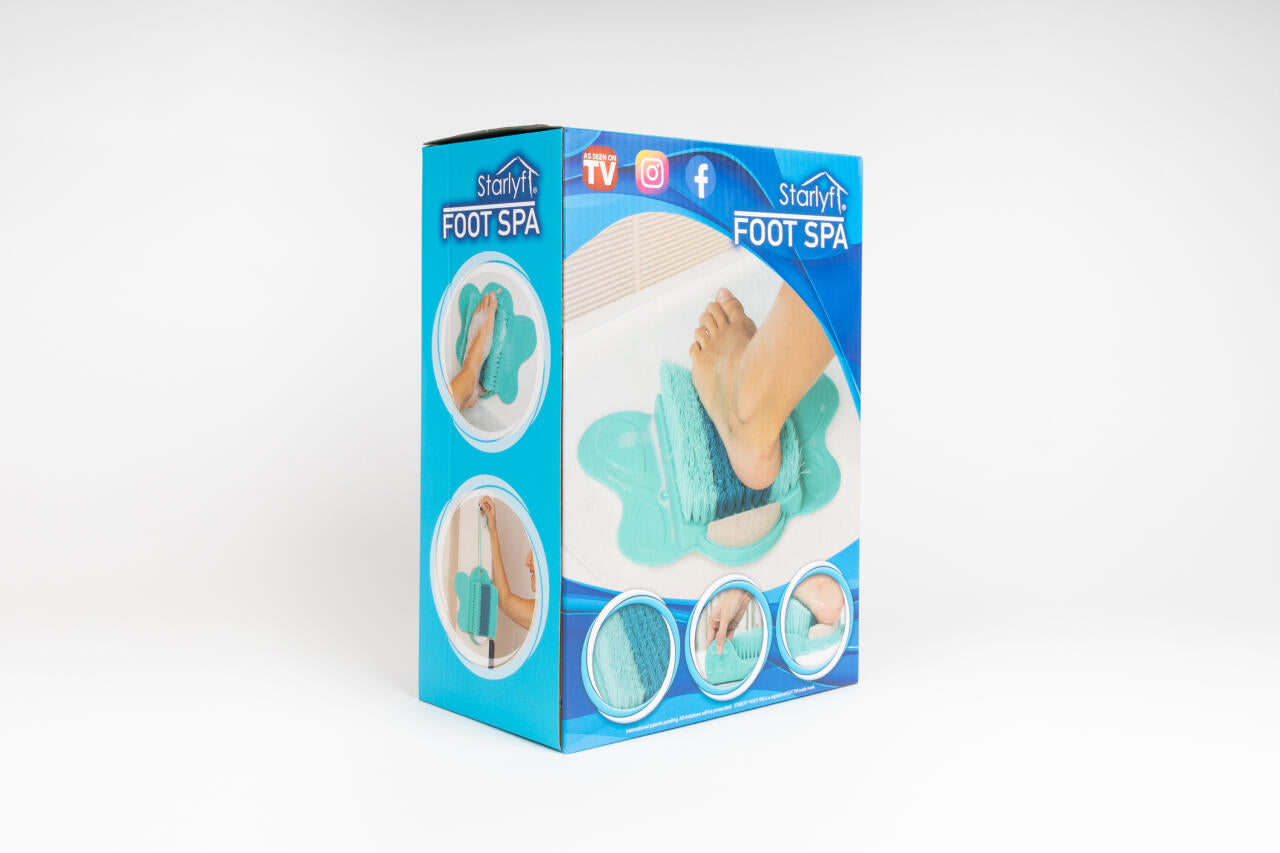 Spa dos Pés sem Baixar-se: Limpeza Profunda no Chuveiro em Segundos