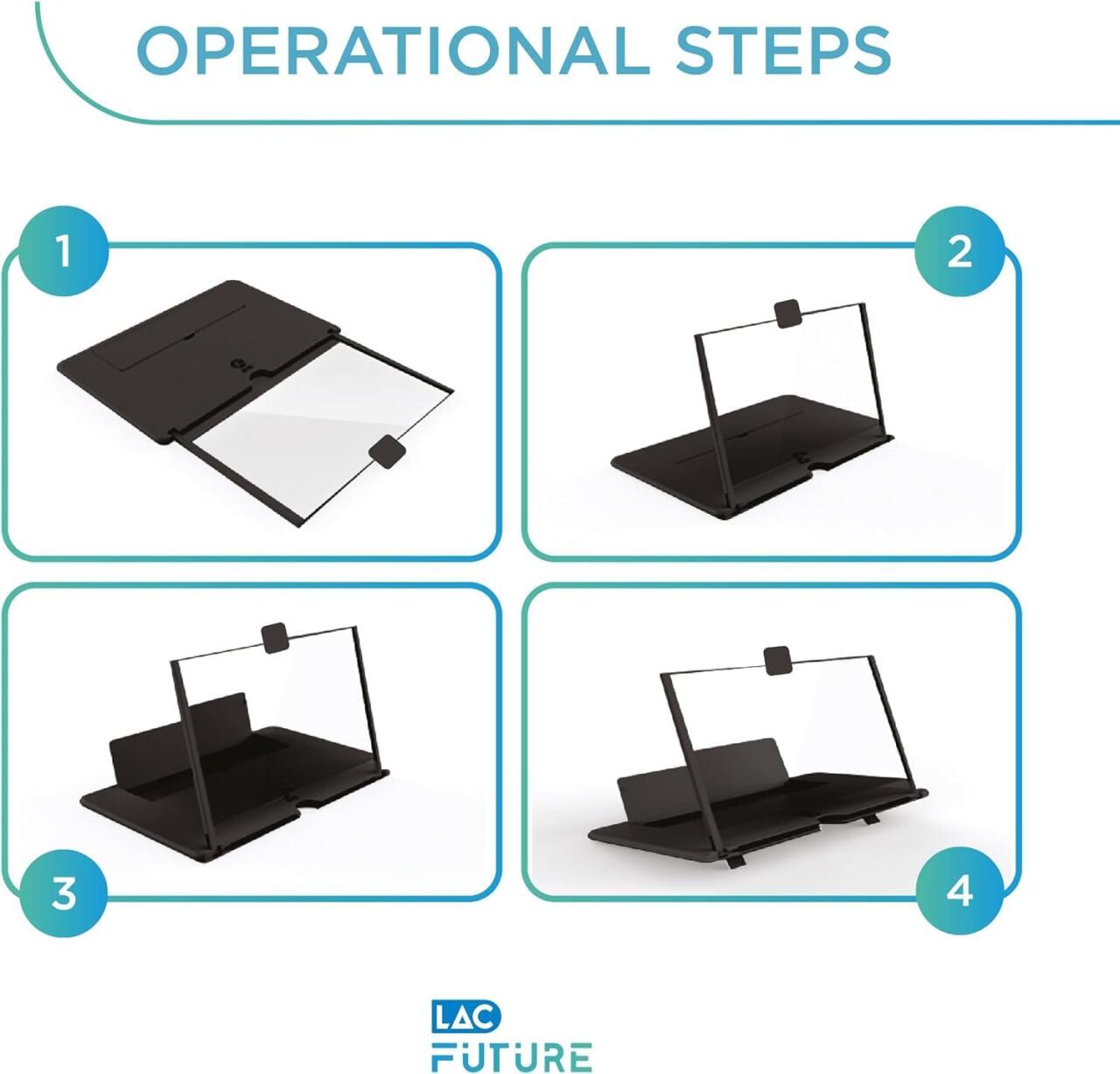 CinePhone Pro – Amplificador de Ecrã 14'' | Transforma Teu Telemóvel num Mini-Cinema