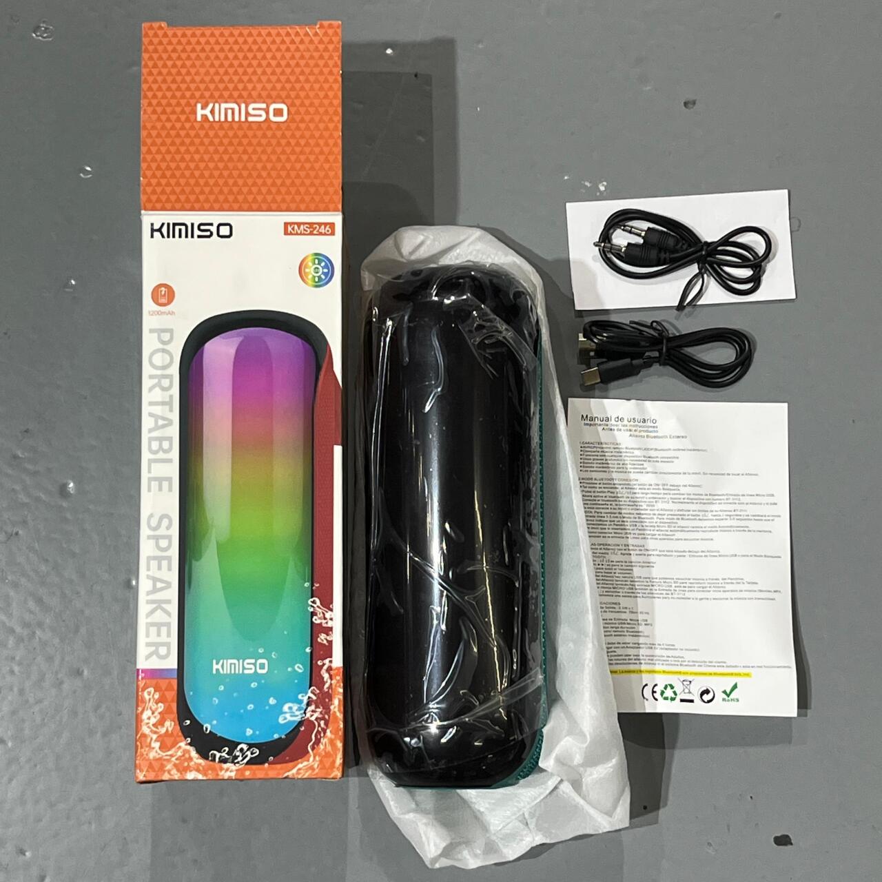 Altifalante Bluetooth Compacto | Som 360° para Festas e Viagens